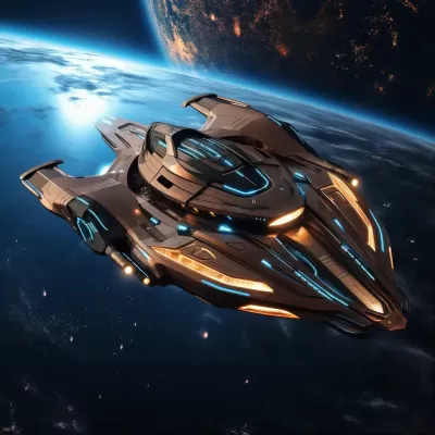 未來星艦翱翔宇宙，征服星際夢想