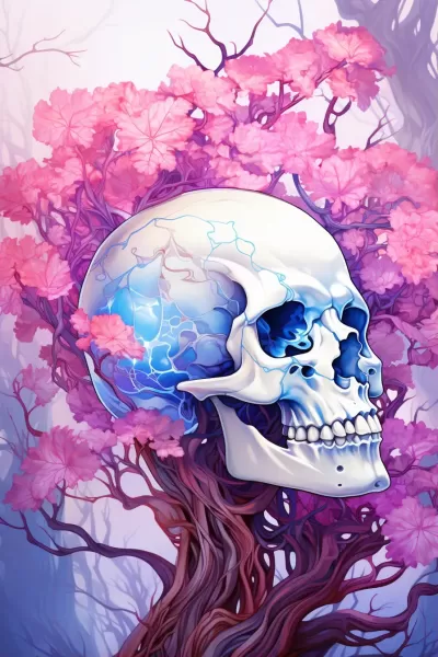 水彩風(fēng)格的復(fù)古風(fēng)明信片繪畫