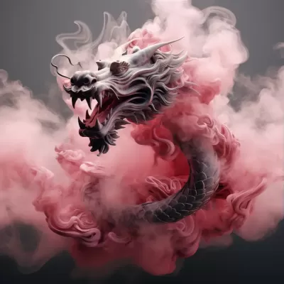 煙霧中的神奇龍