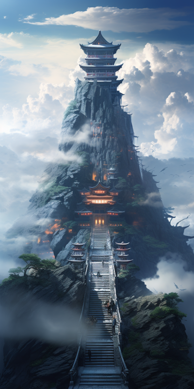 《仰望泰山，探尋炫酷武藝的賽博朋克世界》