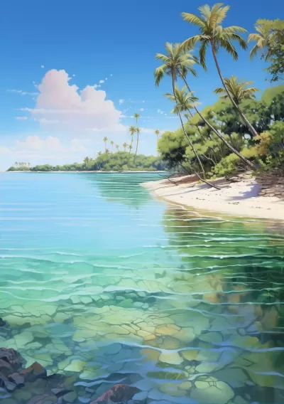 佛羅里達群島-寧靜的天氣與波浪