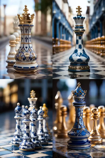 “極致透視，深度縱深，攝影中的女王棋盤與藍(lán)色磚，魅力無法擋。”