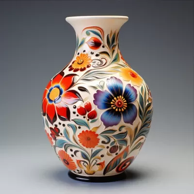 花韻瓷彩，繪花圖案，藝術品味盡顯