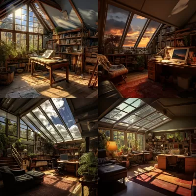 家中學習，智能獨立照明，32K HDR，舒適學習環境。