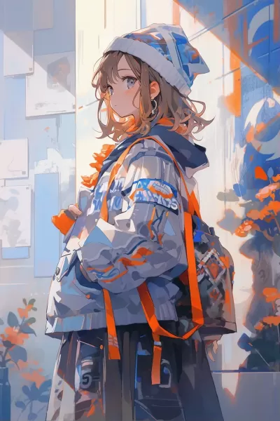 高品質的繪畫之少女