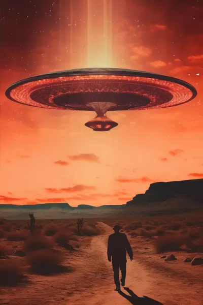 迷幻光影下的沙漠異星綁架