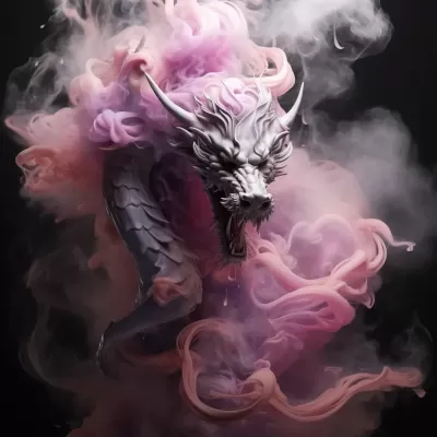 煙霧中的神奇龍