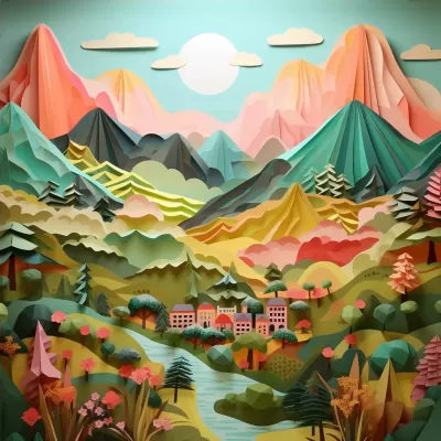 層層紙房與山川交融，巴拉圭恩卡納希翁的壯美風景