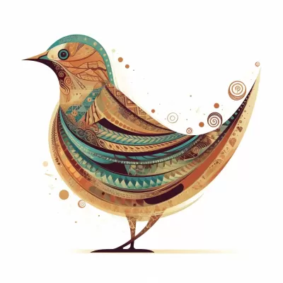 自然有機的鳥