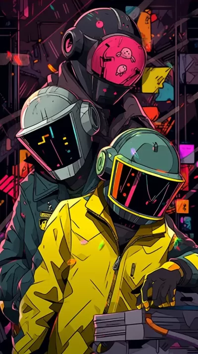 90年代，在Favela da Rocinha的Daft Punk
