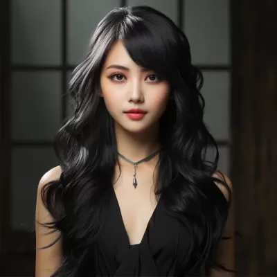 定制亞洲黑發美容假發，綻放迷人魅力！