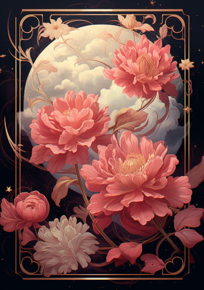 綻放星辰的科幻巴洛克，紅金燈紅與二維游戲之美。