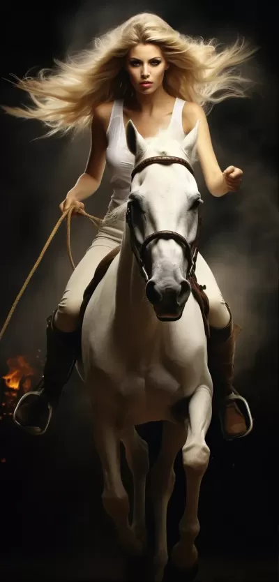 熱血女牛仔獵馬戰，勇往直前抓野牛