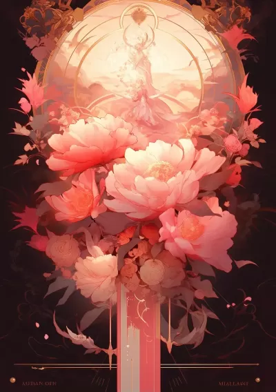 綻放星辰的科幻巴洛克，紅金燈紅與二維游戲之美。