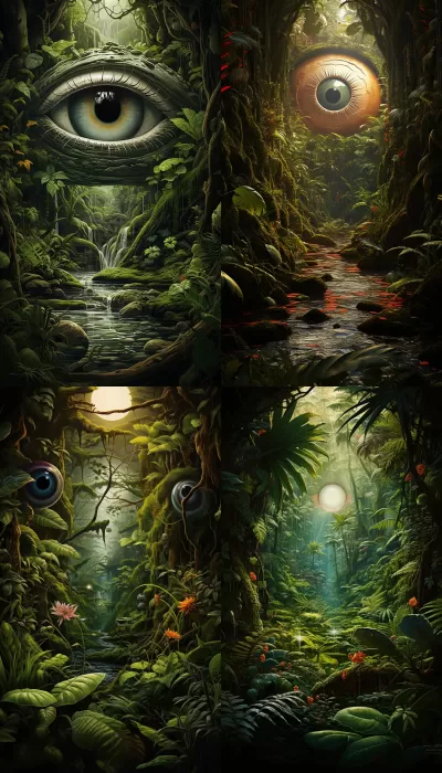迷幻叢林：真實(shí)與夢(mèng)幻交織，蟲眼透視勾引你