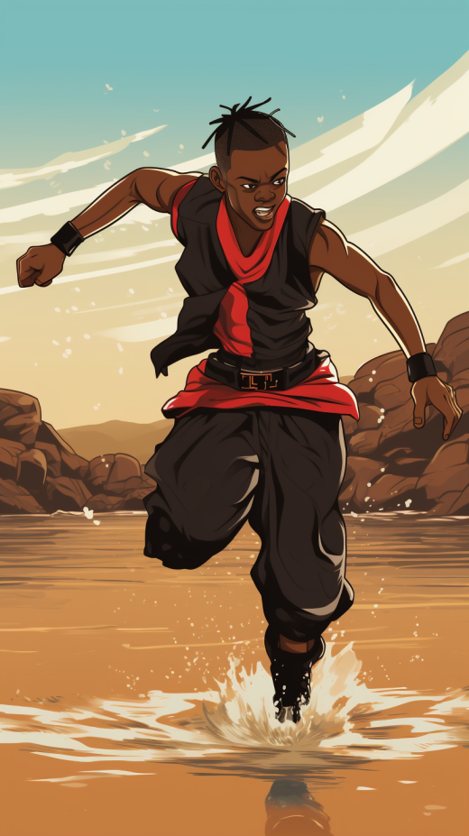 midjourney 平面插畫