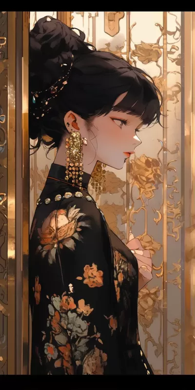 墻后的密封女孩