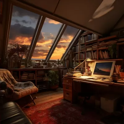 家中學習，智能獨立照明，32K HDR，舒適學習環境。