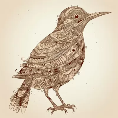 自然有機的鳥