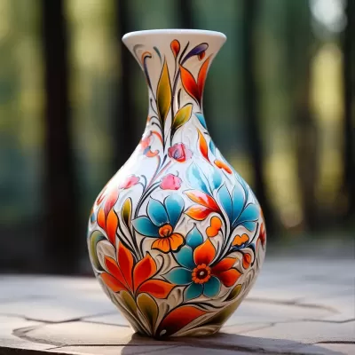 花開艷麗，陶瓷之美