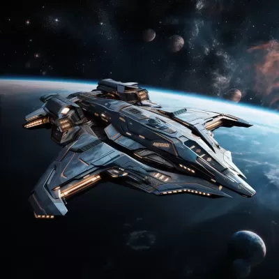 未來星艦翱翔宇宙，征服星際夢想
