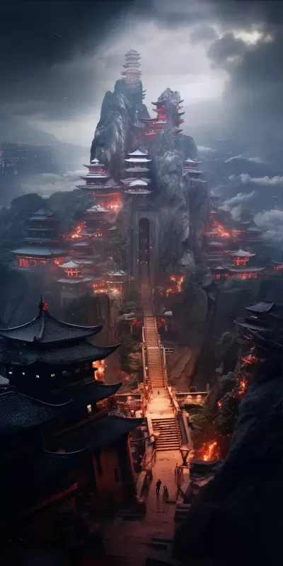 《仰望泰山，探尋炫酷武藝的賽博朋克世界》