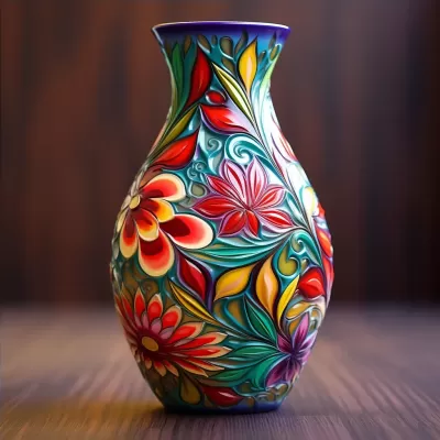 花開艷麗，陶瓷之美