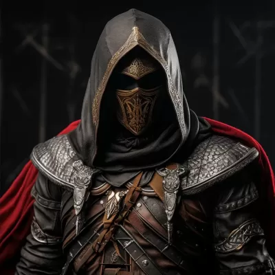 逼真絕倫的刺客騎士：黑暗古城中的杰作