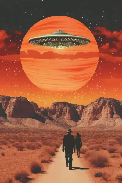迷幻光影下的沙漠異星綁架