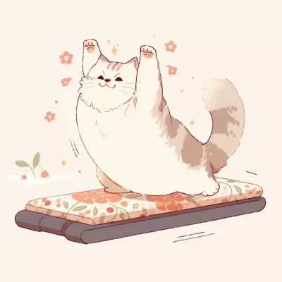 貓咪練習普拉提