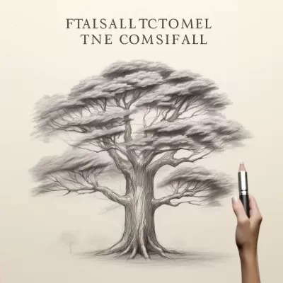 用鉛筆畫書封：《怎樣畫樹》，一只手握鉛筆，開啟繪畫的奇妙之旅！