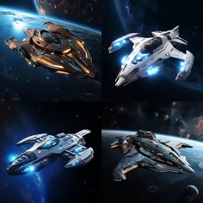 未來星艦翱翔宇宙，征服星際夢想