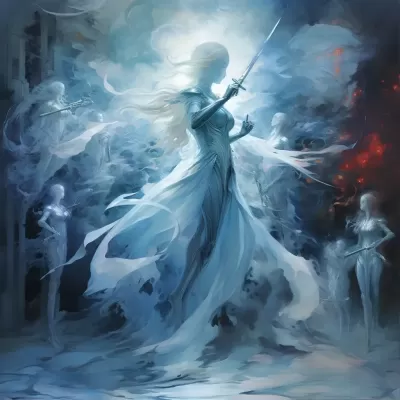 幻境畫卷：千年戰魂持劍繼續戰斗，虛幻碧藍，永世宿命，榮耀回響