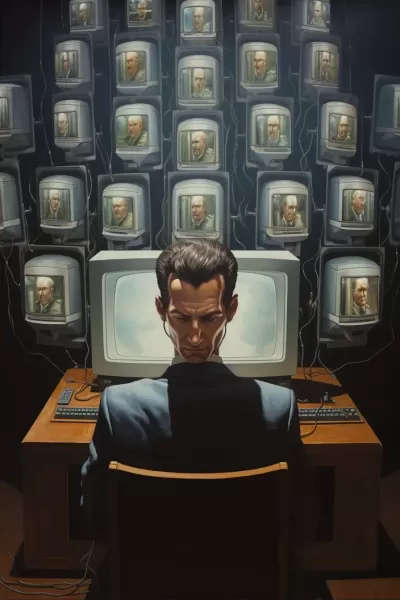 未來的控制者：科幻現實主義的多屏幕世界