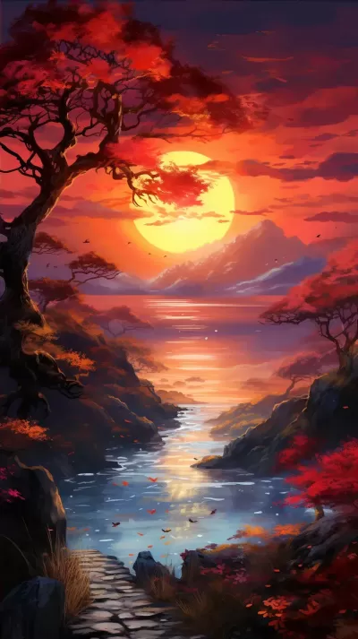 美麗的夕陽，撩撥心弦