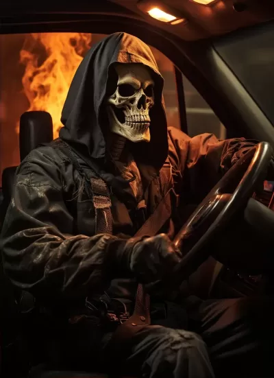 死神轉行當卡車司機，引發驚人火災
