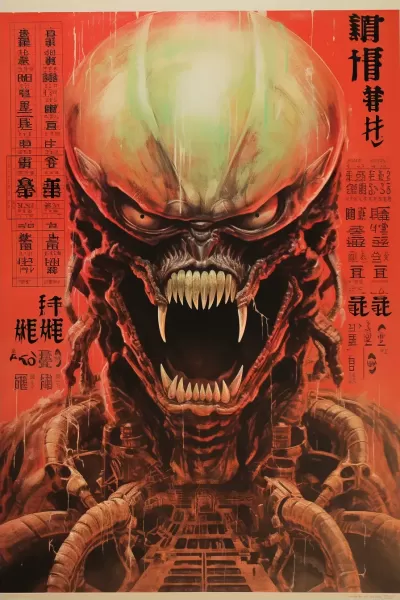 珍藏版！《異形》（1979）日本仿制海報，誘人不已！