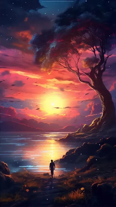 美麗的夕陽，撩撥心弦