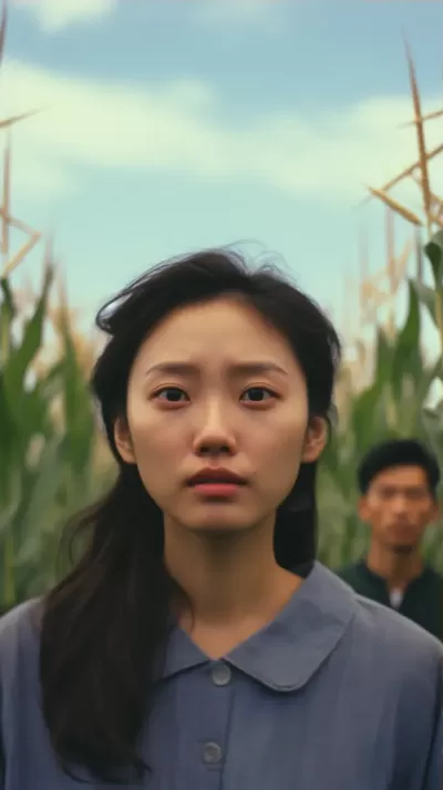 一個年輕而肥胖的韓國女人