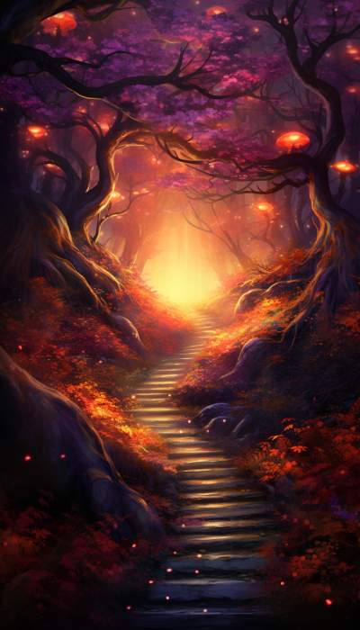 秋日魔幻森林，那片令人陶醉的夢境