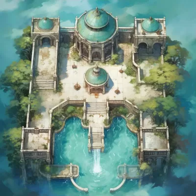 最終幻想XII風(fēng)格：浮空島嶼上的修道院建筑與棋盤(pán)游戲