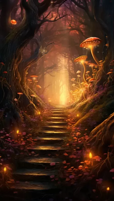 秋日魔幻森林，那片令人陶醉的夢境