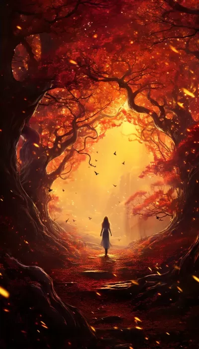秋日魔幻森林，那片令人陶醉的夢境