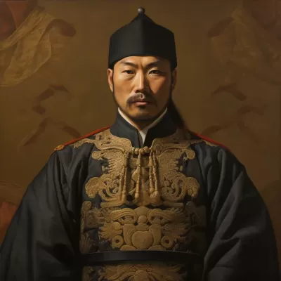 朝鮮朝代武士的肖像：一幅引人入勝的畫(huà)卷！