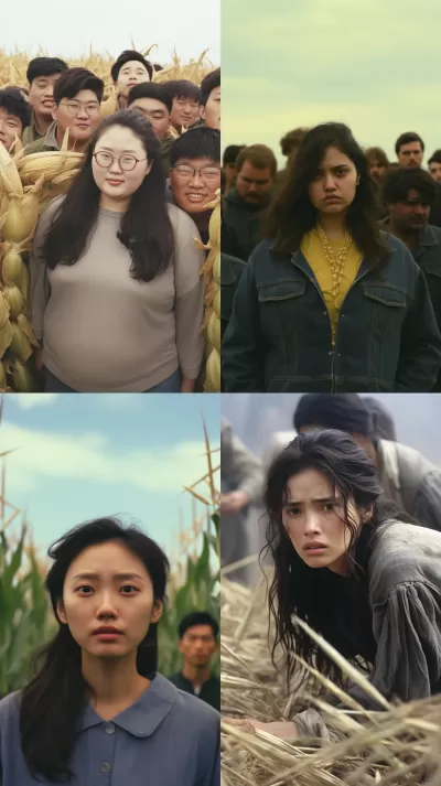 一個年輕而肥胖的韓國女人