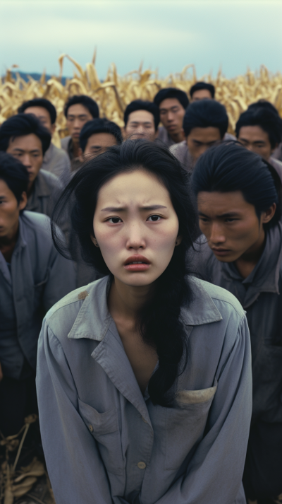 一個年輕而肥胖的韓國女人