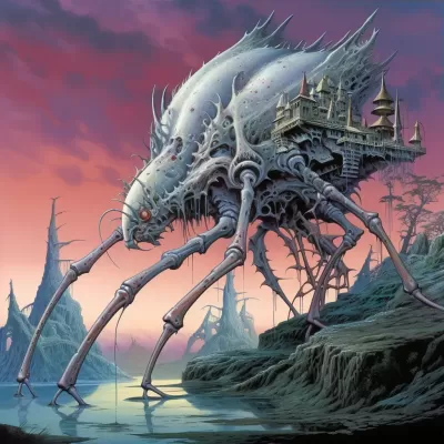 《幻想世界的神奇生物》：英國奇幻與科幻插畫家羅德尼·馬修斯的引人入勝之作