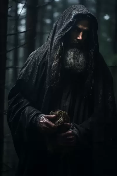現(xiàn)代隱士在加拿大黑暗森林中