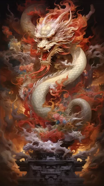 龍在中國文化中作為權力象征的視覺呈現