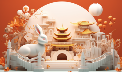 中秋節(jié)的2.5D平行世界